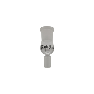 Bongadapter aus Glas | Black Leaf® | 14,5mm zu 18,8mm | Transparent