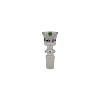 Bong Glaskopf von Black Leaf® | 14,5mm Schliff | Mit Roll-Stop | Transparent