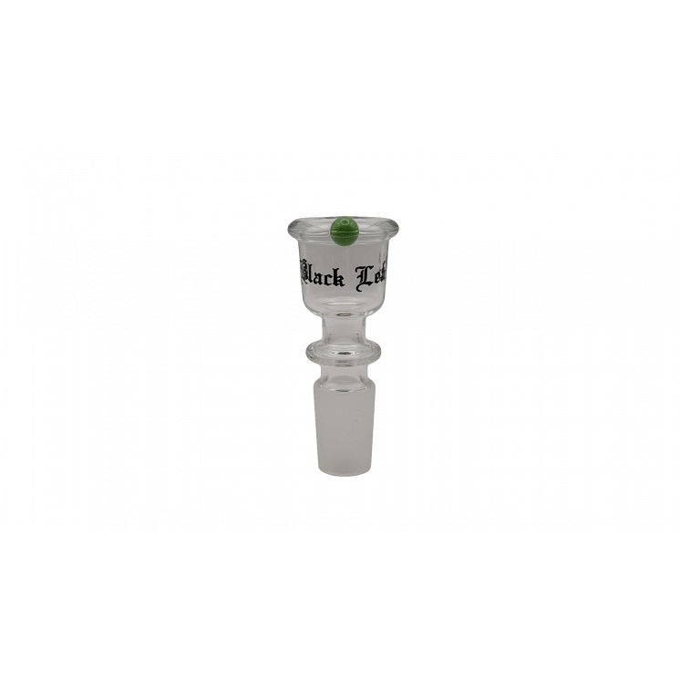 Bong Glaskopf von Black Leaf® | 14,5mm Schliff | Mit Roll-Stop | Transparent